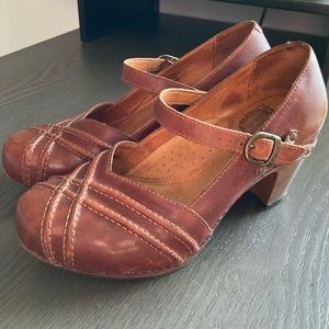 Dansko Heeled Mary Jane Clogs